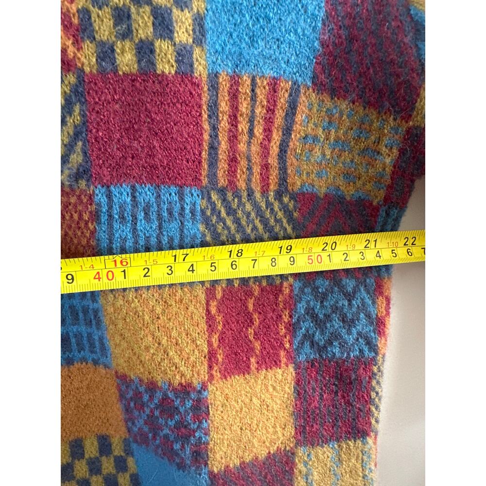 Colorful Patchwork Sweater - image 3